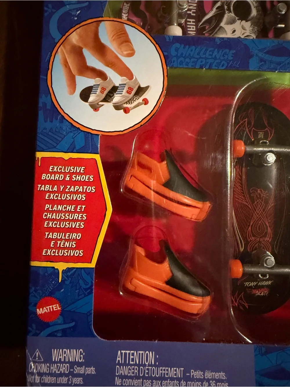 Tony Hawk (8) Fingerboard Set - By Hot Wheels - Skate Rippin’ Tricks